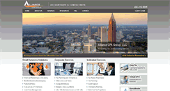 Desktop Screenshot of alliancecpagroup.com